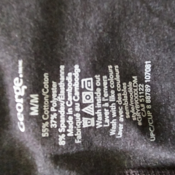 George's ladies medium leggings, size medium, black - Picture 2 of 3